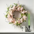 thumbnail image 3 of Sullivans Artificial Apple Blossom Wreath 20"H Pink, 3 of 4