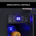 thumbnail image 4 of Koolatron 7 Bottle Slim 6 Inch Built-In Under-Counter Wine Fridge w/ Stainless Steel Door Frame, 4 of 9