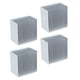 thumbnail image 4 of Disipador de calor de aluminio para radiador, aletas de refrigeración, módulo electrónico de CPU, 60x60x39mm, con adhesivo, 4 Uds., 4 of 9