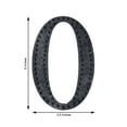 thumbnail image 3 of Efavormart 6" Letter O Black Self-Adhesive Rhinestone Number Stickers for DIY Crafts, Handicraft Art, Graduation Cap Decorations Birthday Party, Wedding Alpha-Numeric stickers, 3 of 10