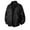 #471-Black, variant on Men's Suede Bomber Jacket Oversized Retro Streetwear Zip Up Faux Leather Coat with Turn Down Collar