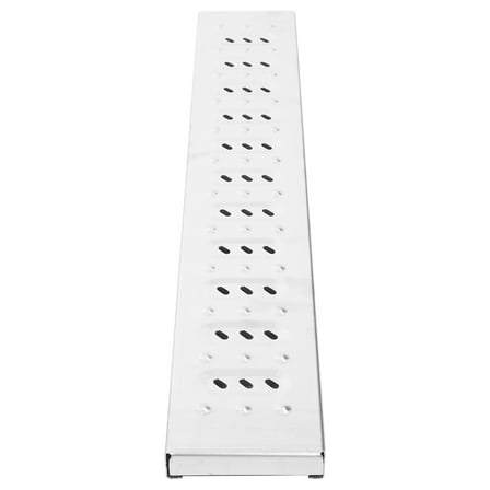 COMPUKAS Stainless Steel Drainage Grate 1Set Metal Trench Drain Block Leaves and Debris for Sewer