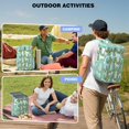 thumbnail image 4 of Travel Cooler Bag - White Poodle Dog and Sunflowers Camping Beer Cooler Backpack with Bottle Opener- Waterproof Insulated Picnic Backpacks - Cooler Bag for Beach, 4 of 6