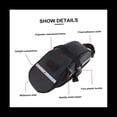 thumbnail image 4 of Bolsa Boca para Bicicleta MontañA, Bolsa Cola Trasera para Montar en Bicicleta, Bolsa CojíN, Bolsa Almacenamiento Plegable para Bicicleta, Bolsa Herramientas para SillíN, 4 of 5