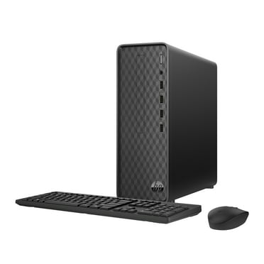 HP Slim Windows Desktop Intel Core i3-12100 8GB RAM 512GB SSD Dark Black