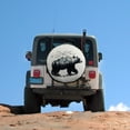 thumbnail image 5 of Bear And Mountain Camper Spare Tire Cover Gifts for Animal Lover Weatherproof Universal Wheel Protectors Universal Fit for Trailers SUV Truck Camper Travel 14inch, 5 of 8