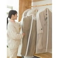 5 Pack Large Clear Garment BagsMoth Proof Garment Bags, Garment Cover