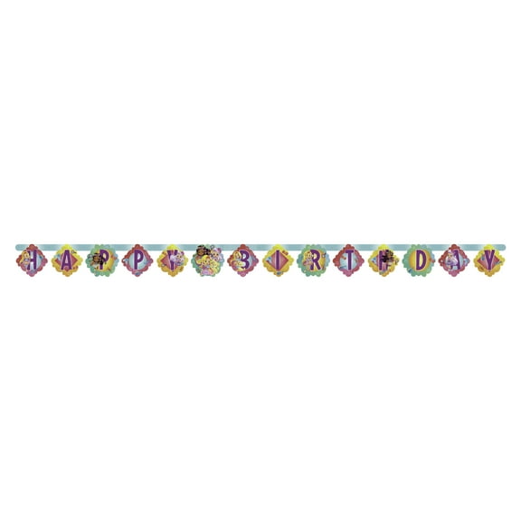 Unique Industries Assorted Colors Birthday Party Banner, 72" x 5.25"