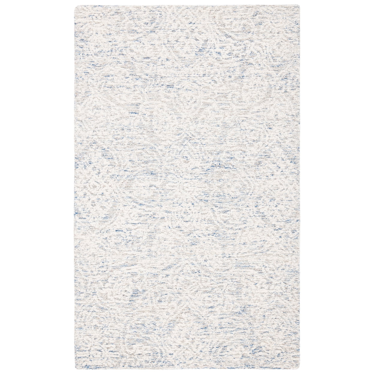 SAFAVIEH Metro Aditi Medallion Area Rug, Light Blue/Ivory, 3' x 5'