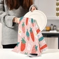 thumbnail image 6 of Dreamtimes Soft Absorbent Reusable Kitchen Towels, Set of 1|28x18 in, Strawberries Print(2) Dining Kitchen Living Room Tea Towels Dish Towels Decorative Towels, 6 of 7