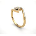 thumbnail image 2 of Real 2carat Round Cut Diamond Prong Fancy Ladies Engagement Bridal Ring Wedding Solid 10K Gold GH SI1, 2 of 3