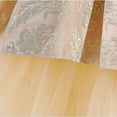 thumbnail image 7 of 2-8Y Girls Jacquard Floral Tulle Tutu Dress Princess Pageant Formal Dress Sundress, 7 of 7
