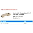 thumbnail image 2 of Interior Light - Compatible with 1987 - 1991 BMW 325i Sedan 1988 1989 1990, 2 of 2