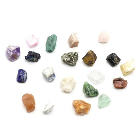 

Wanwan 1 Box Faux Crystal Healing Natural Colorful Irregular Shaped Colorful Stone Pendant Home Decor