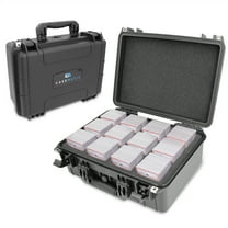 CASEMATIX Graded Card Case Compatible with 130 PSA Graded Sports Trading Cards - Waterproof Case Only