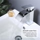 thumbnail image 4 of Advancent Grifo de agua para lavabo, suministros para el hogar, accesorios para el hogar de un solo orificio cuadrados, grifos de baño multiusos Accesorios de baño, 4 of 6