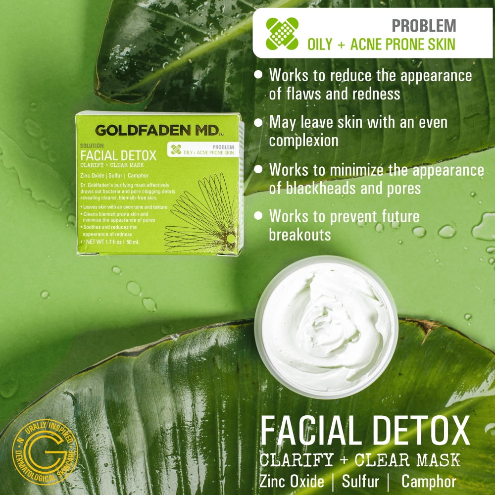 Goldfaden MD Facial Detox Clarify And Clear Face Mask, 1.7 fl oz