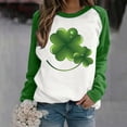 thumbnail image 2 of FAIWAD Womens St Patricks Day Tunic Tops Long Sleeve Round Neck Tunic Tops Plus Size Pullover Tops, 2 of 4