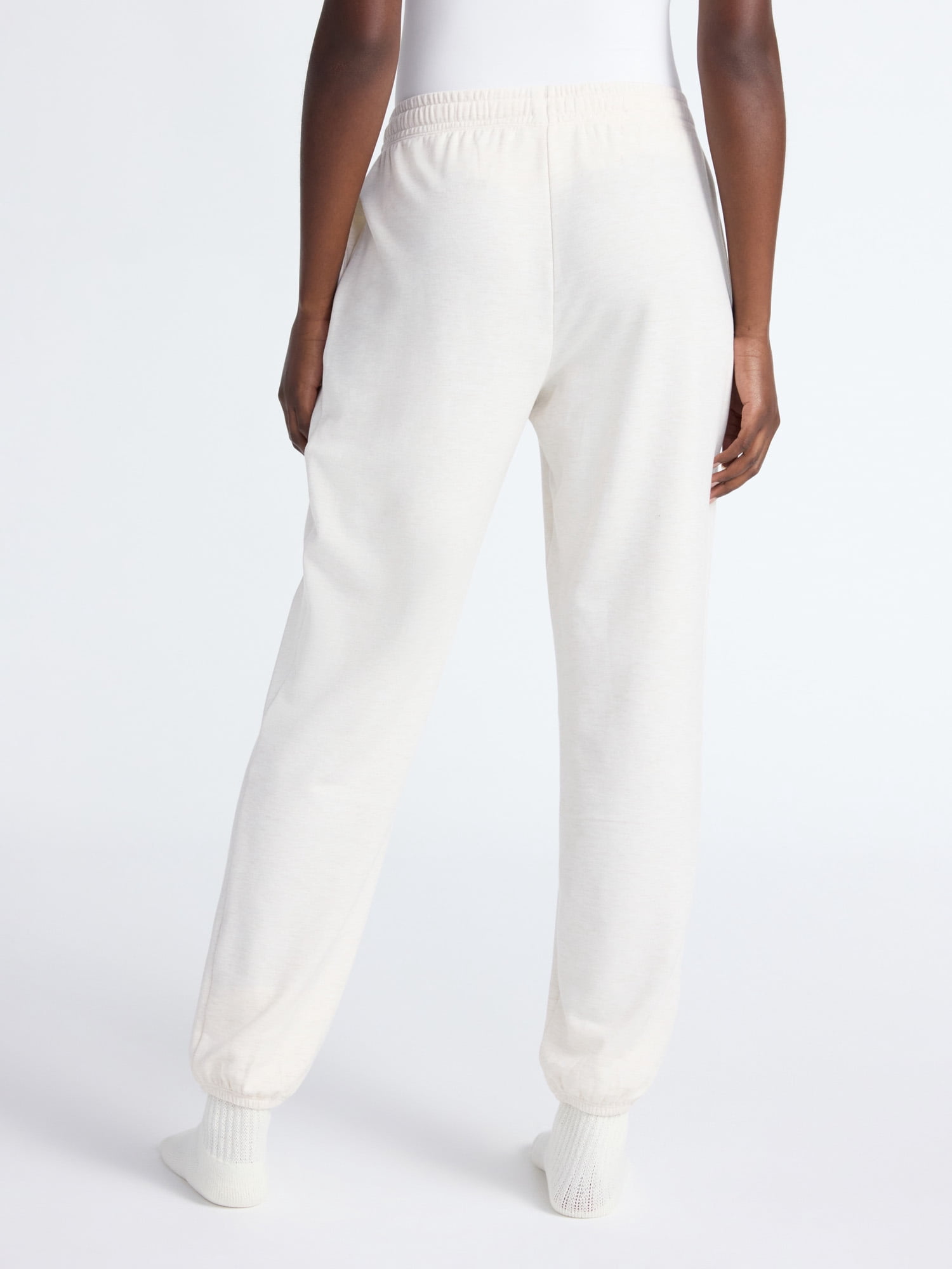 Joyspun Women's Fleece Sleep Joggers, 29'' Inseam, Sizes XS-3X