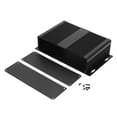 thumbnail image 3 of LAFGUR Sandblasted Black Electronic Enclosure Shell, DIY Aluminum Cooling Case, For HIFI Cooling Housing Anti-thunder Protection Printed Circuit Board, 3 of 8