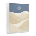 thumbnail image 3 of Stupell Industries Modern Crescent Moon over Dunes White Framed Giclee Art, 24 x 30, by Lil' Rue, 3 of 8