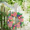 thumbnail image 4 of Cuadros Decorativos Guirnalda de pintura de diamante DIY hecha a mano 5D Rhinestone puerta de dibujo guirnalda de flores Ehuebsd Nuevos Originales, 4 of 5