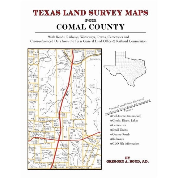Texas Land Survey Maps for Comal County