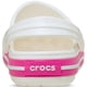 thumbnail image 3 of Crocs Niños Crocband Zuecos Slip-On Blanco Rosa Talla 11, 3 of 6