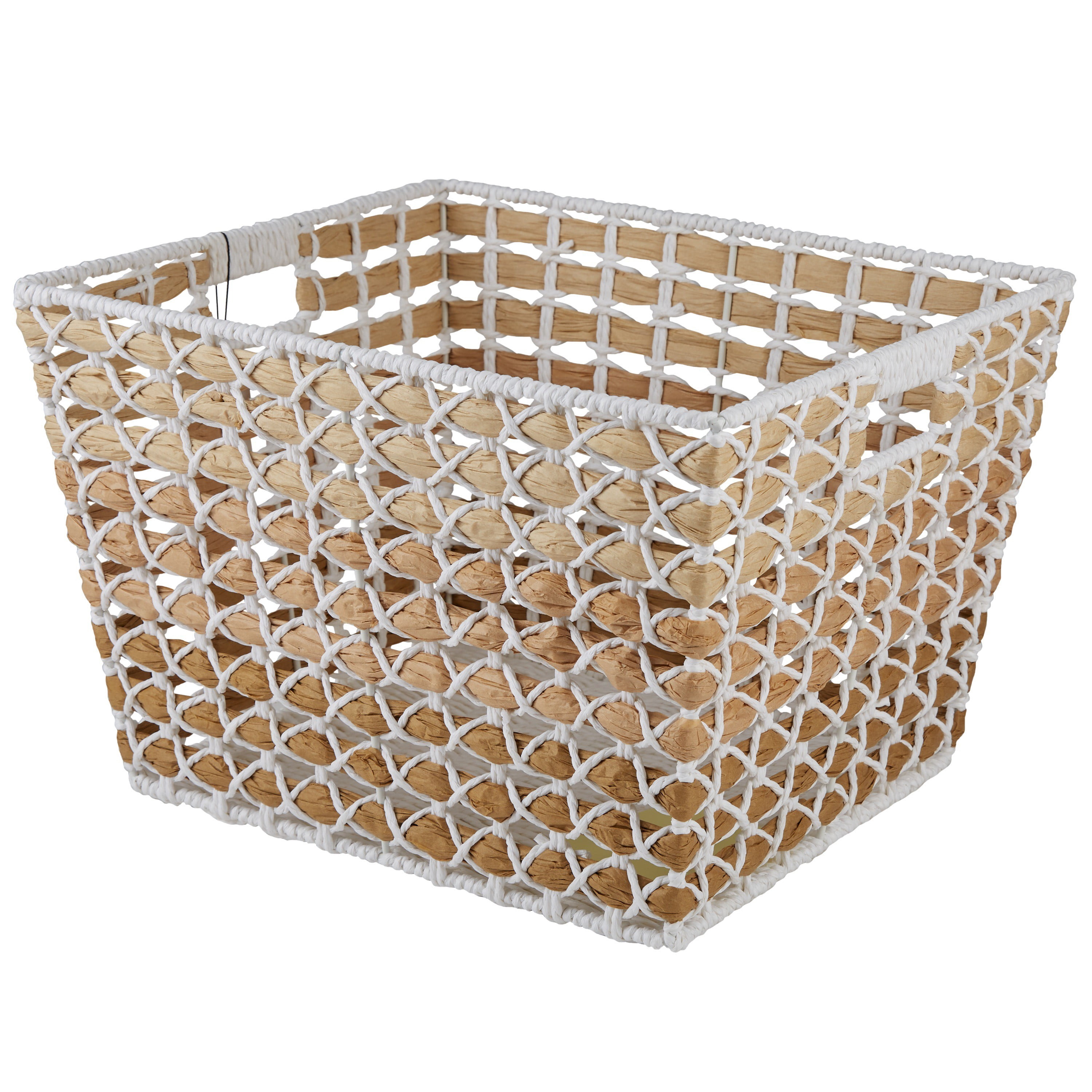 Simplify Large Paper Rope Woven Tote