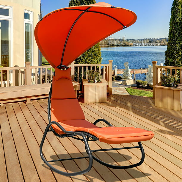 Walmart: Costway Hanging Chaise Lounge Canopy Swing for $99.99