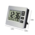 thumbnail image 3 of Reloj despertador digital con pantalla LCD, pantalla de temperatura, alarma con repetición, recordatorio de gestión electrónica, reloj electrónico, 3 of 7