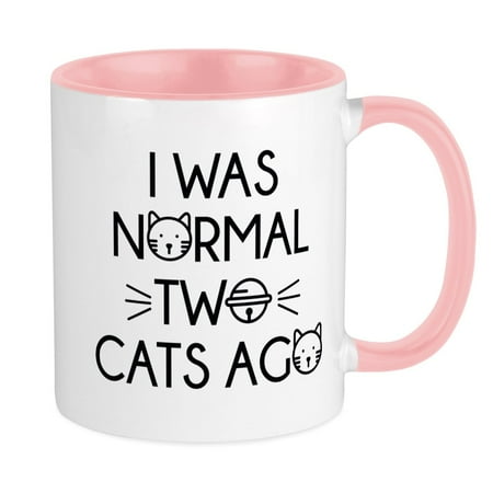 

CafePress - I Was Normal Two Cats Ago Mug - Ceramic Coffee Tea Novelty Mug Cup 11 oz