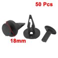 thumbnail image 2 of Unique Bargains 50 Pcs 9x6mm Hole Plastic Push Type Rivet Retainer Fastener Bumper Pin Clips, 2 of 2