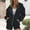 Black, variant on GILIGEGE 2 Piece Sets for Women Women's Autumn Solid Color Hooded Large Pocket Sports Shirt Shorts Two Piece Casual Set Summer Lounge Sets Black L
