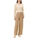 thumbnail image 2 of BLUSA DE CHIFFON ELEGANTE PARA MUJER CON ESCOTE EN FORMA DE LLAVE Y MANGAS DE PATCHWORK L APRICOT, 2 of 6