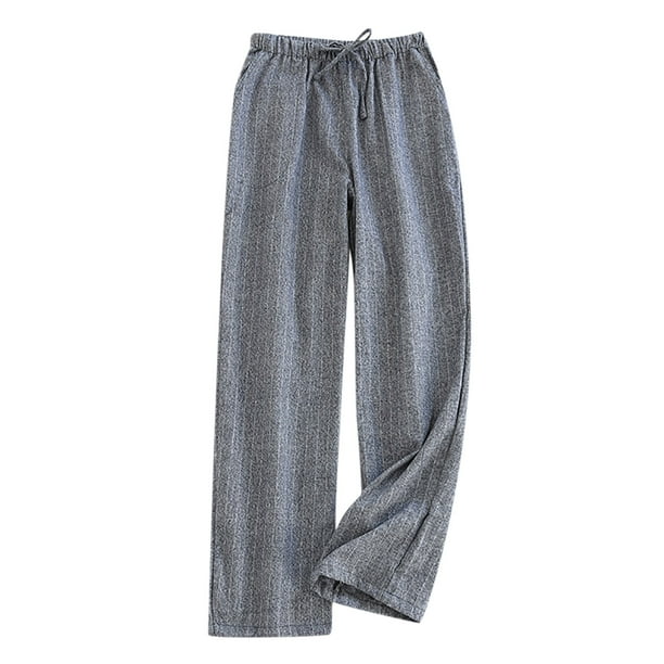 Buy Charcoal Straight Leg Stripe Trousers from the Pineapple online store