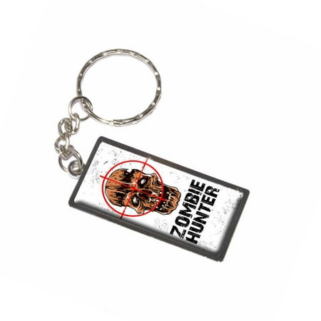 Zombie Hunter Hunting Response Biohazard Keychain Key Chain Ring