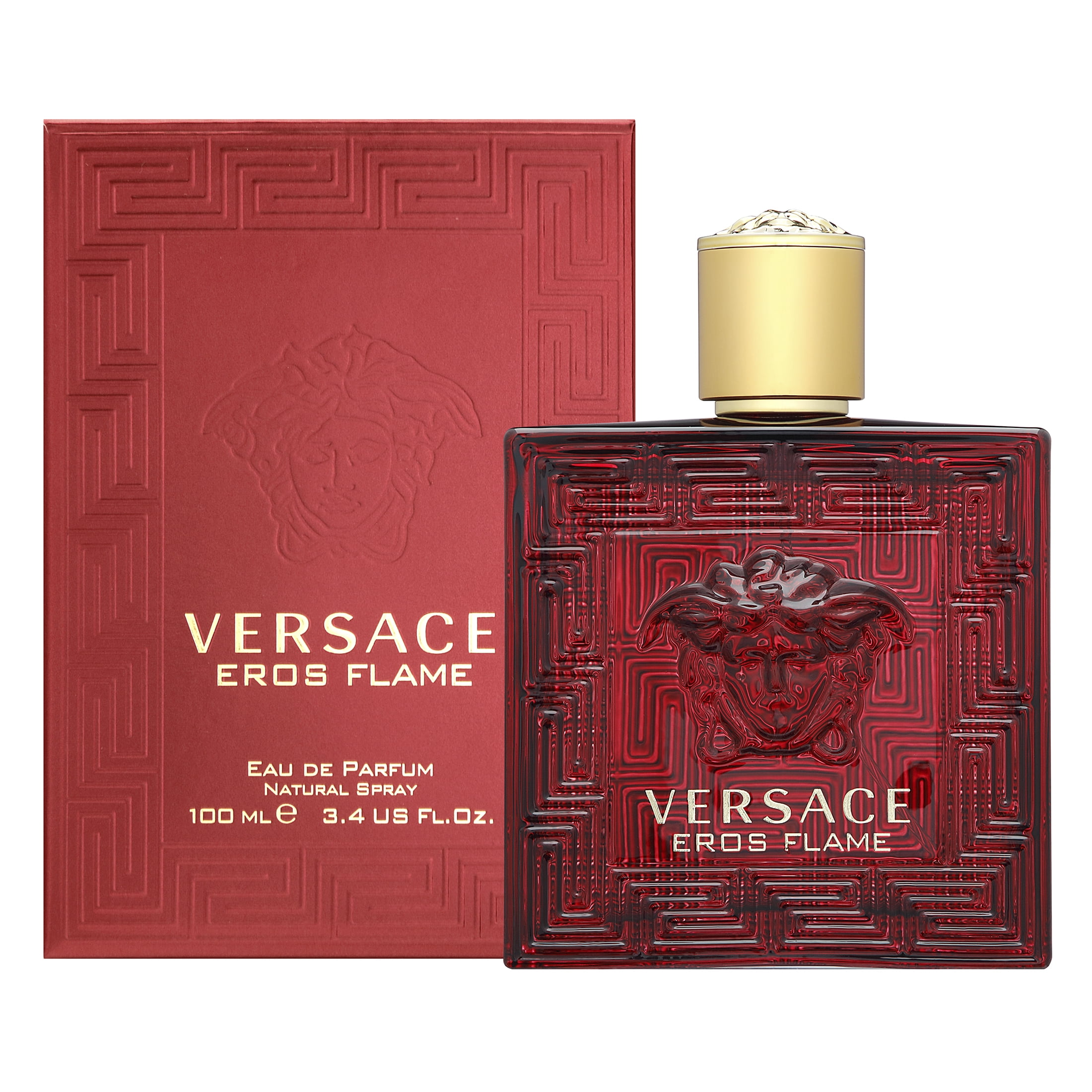 Versace Eros Flame Eau De Parfum Spray, Cologne for Men, 6.7 oz 