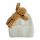 thumbnail image 3 of Gorro de invierno suave y ligero, accesorio para la cabeza, informal, cortavientos, tipo boina. Blanco, 3 of 8