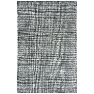 Rizzy Storm Hand-Tufted Black Area Rug