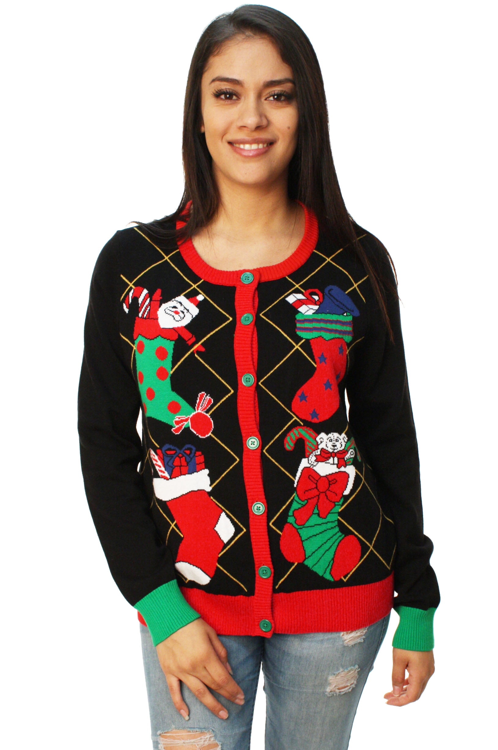 womens christmas cardigan sweaters