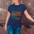thumbnail image 3 of Vintage Classic 1962 T-Shirt, Stylish Birthday Shirt for Women, Perfect Gift for Retro Lovers, 3 of 4