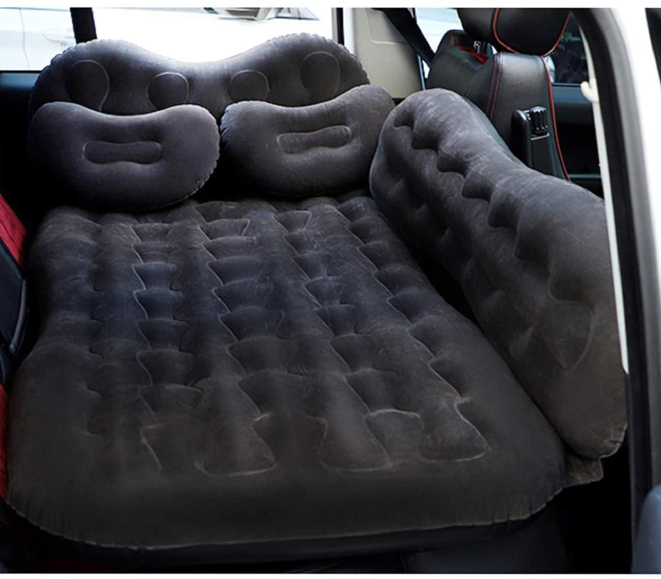 Inflatable Car Air Mattress Camping Inflation Bed Travel Air Bed Car Back Seat 