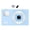 Blue, variant on Small Digital Camera With 32GB Memory Card 44MP Sensoring 1080P Video 16X Zooming For Travel Photography