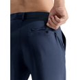 thumbnail image 6 of MIER Men's Flat Front Stretch Golf Shorts, 9 Inch Lightweight Shorts with 4 Pockets for Travel Hiking Casual, Navy, 40W x 9L, 6 of 7