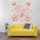 thumbnail image 2 of Globos de Feliz Cumpleaños, Globos con Letras, Globos de Estrella y Corazón para Jardín Exterior Oro rosa, 2 of 8