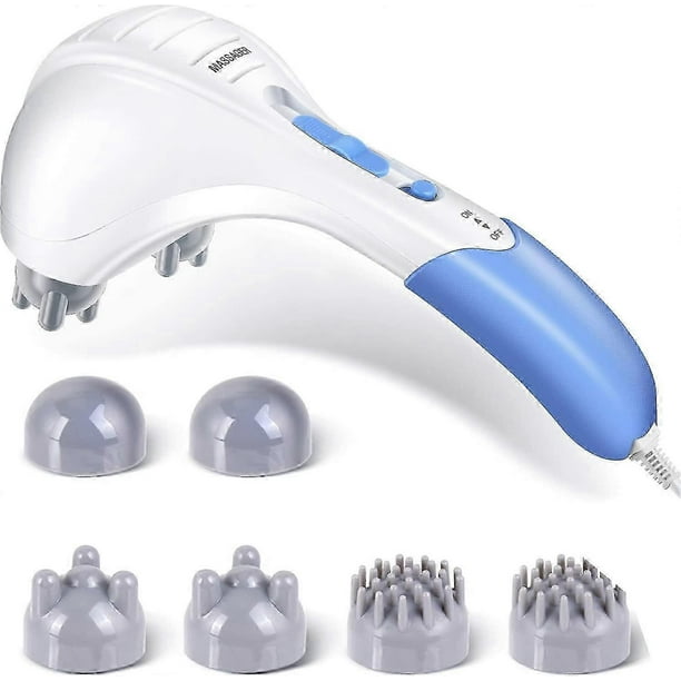 Electric Back Massager , Handheld Massagers Double Head Deep Tissue Percussion Massages For Full Body Massage For Neck, Shoulder, Head, Foot, Leg, Val