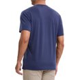 thumbnail image 3 of Camisetas Henley para hombres INSPIRE CHIC, casuales de verano, de manga corta, con botones, camiseta básica, azul, 3 of 6