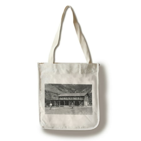 - Alpine, Montana - Exterior Of Ter-O-Dar Ranch Main Lodge (100% Cotton Tote Bag - Reusable)