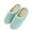 Light Blue, variant on Men's and Women's Home Solid Color Non-slip Soft Bottom Cute Plus Velvet Autumn Winter Cotton Slippers
